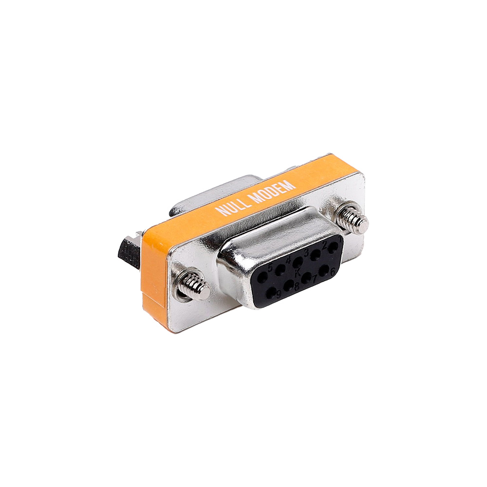 Переходник COM RS-232 DB9F / DB9M мама-папа 0-модемное соединение COM 9pin / 9pin