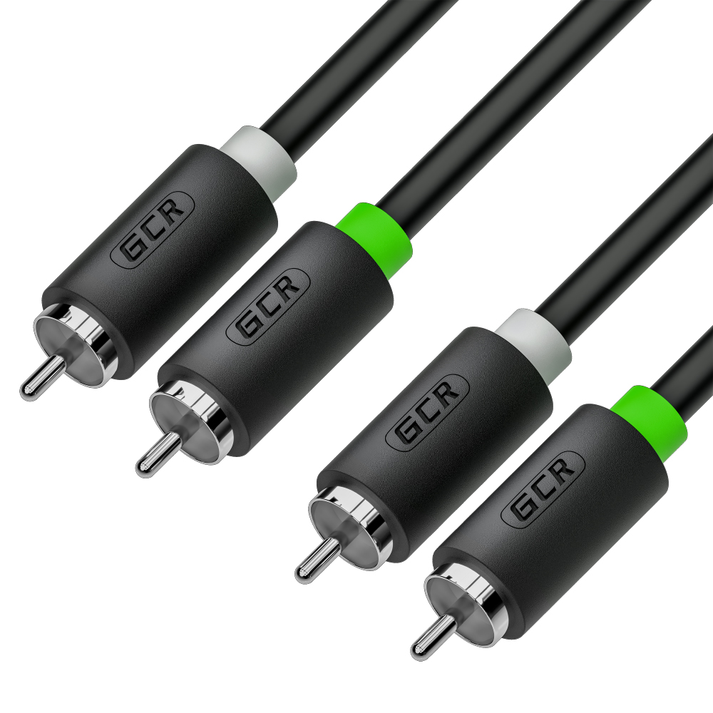 GCR PRO Кабель аудио RCA M х2 / RCA M х2