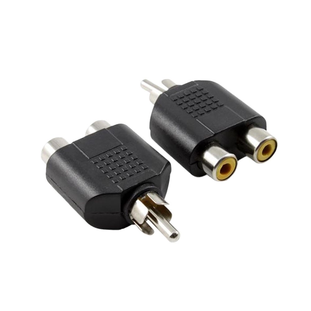 GCR Переходник разветвитель RCA на 2*RCA M/F