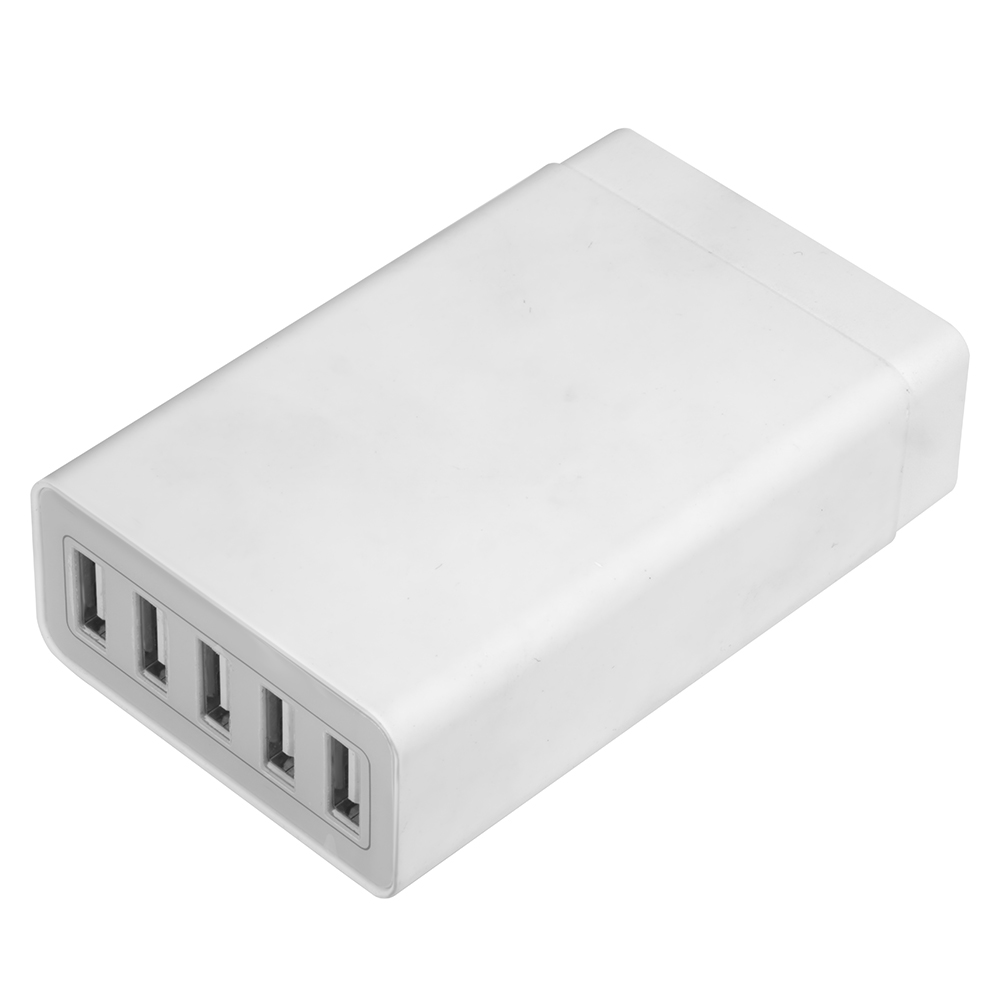 Сетевое зарядное устройство на 5 USB постов 5V/8А для iPhone, Samsung, Honor