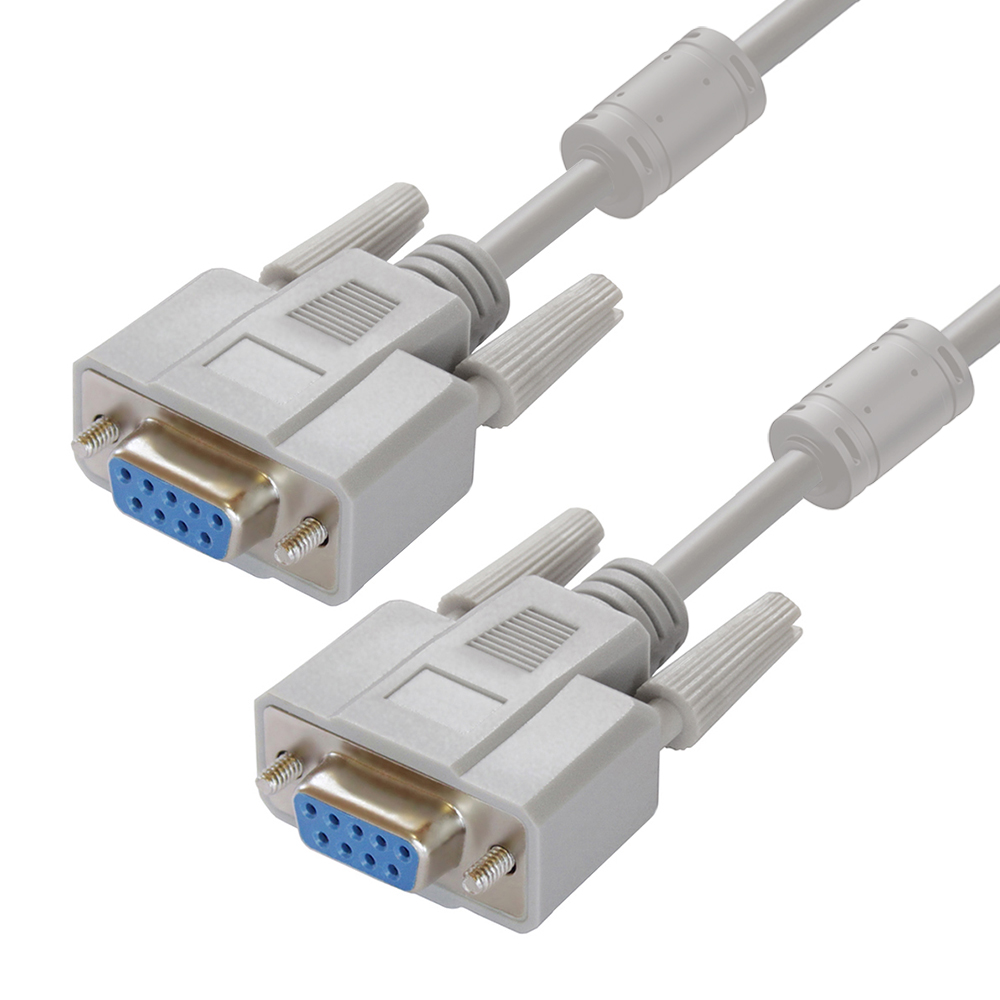 GCR PRO Кабель PROF RS-232 модемный DB9F/DB9F медь ферриты