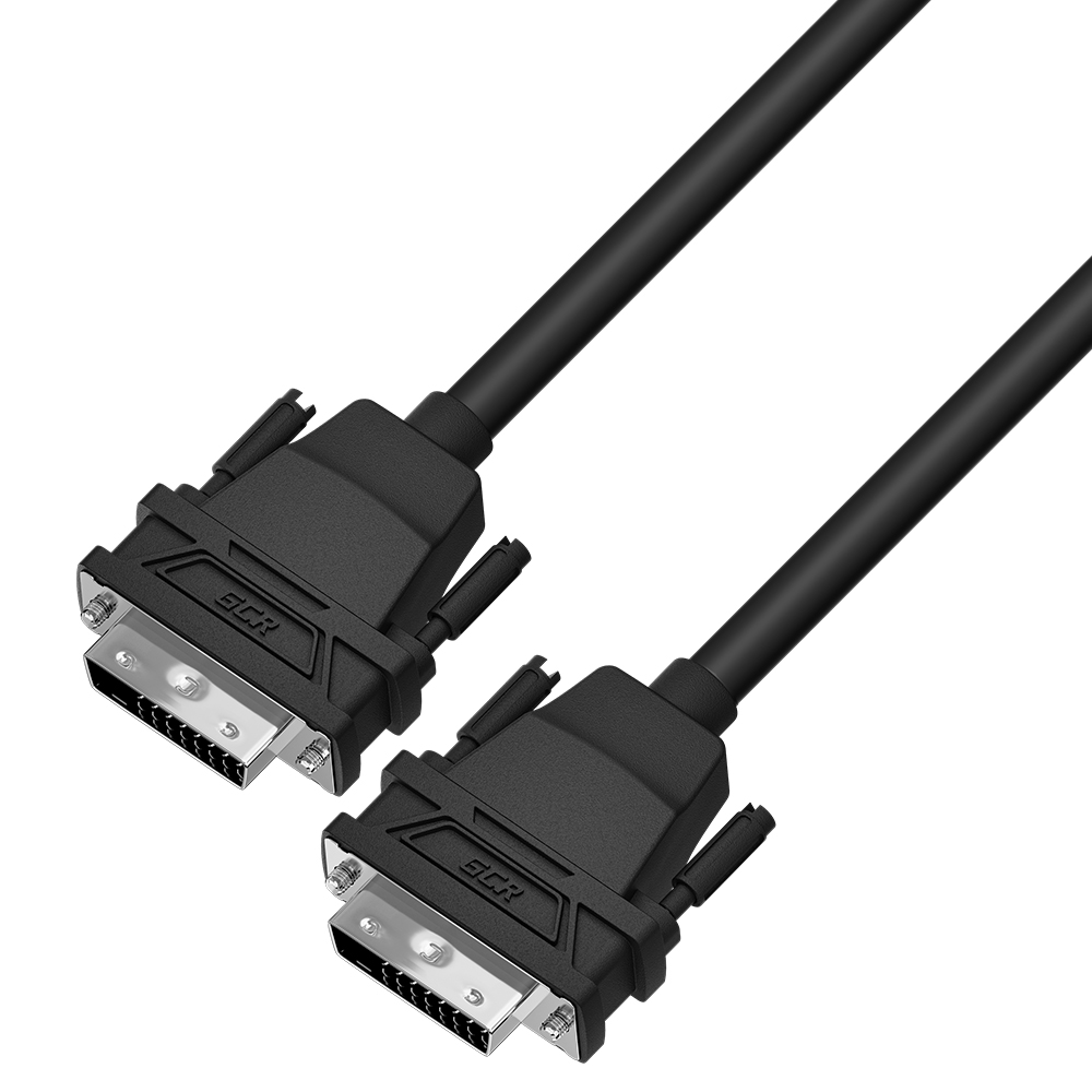 GCR PRO Кабель DVI-D Dual Link M/M 3Х экран