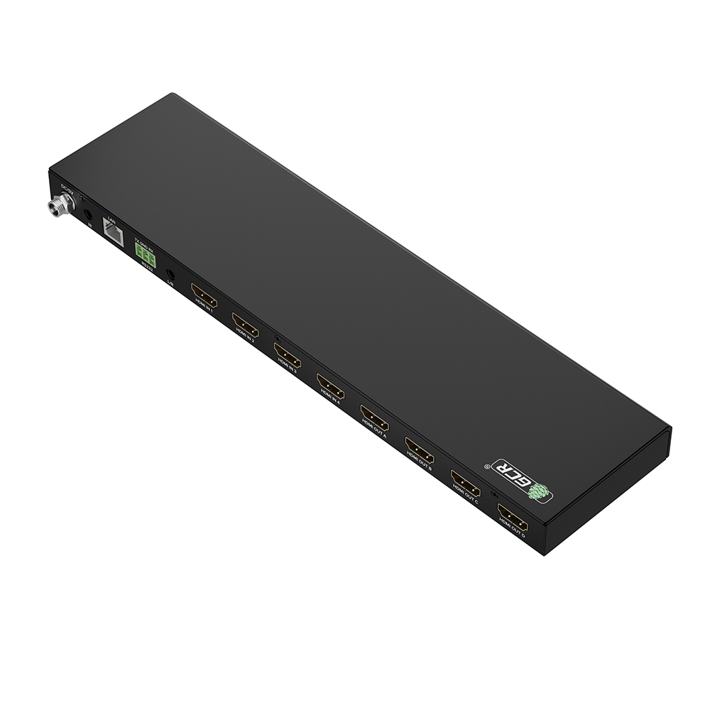 GCR PRO Матричный переключатель HDMI 2.0 4x4 4K60Hz 4 входа 4 выхода IP RS232 ИК-пульт HDR HDCP 2.2 Dolby Digital