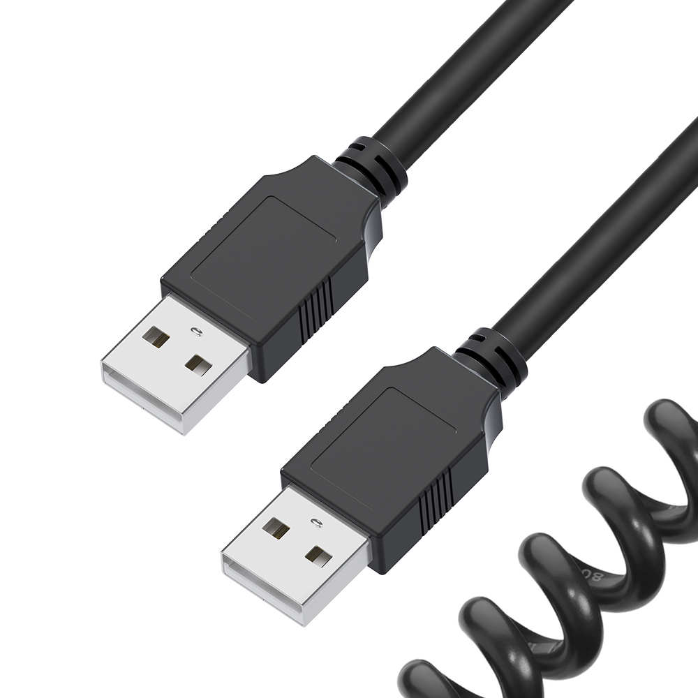 Кабель USB 2.0 AM / AM витой для подключения компьютера ноутбука