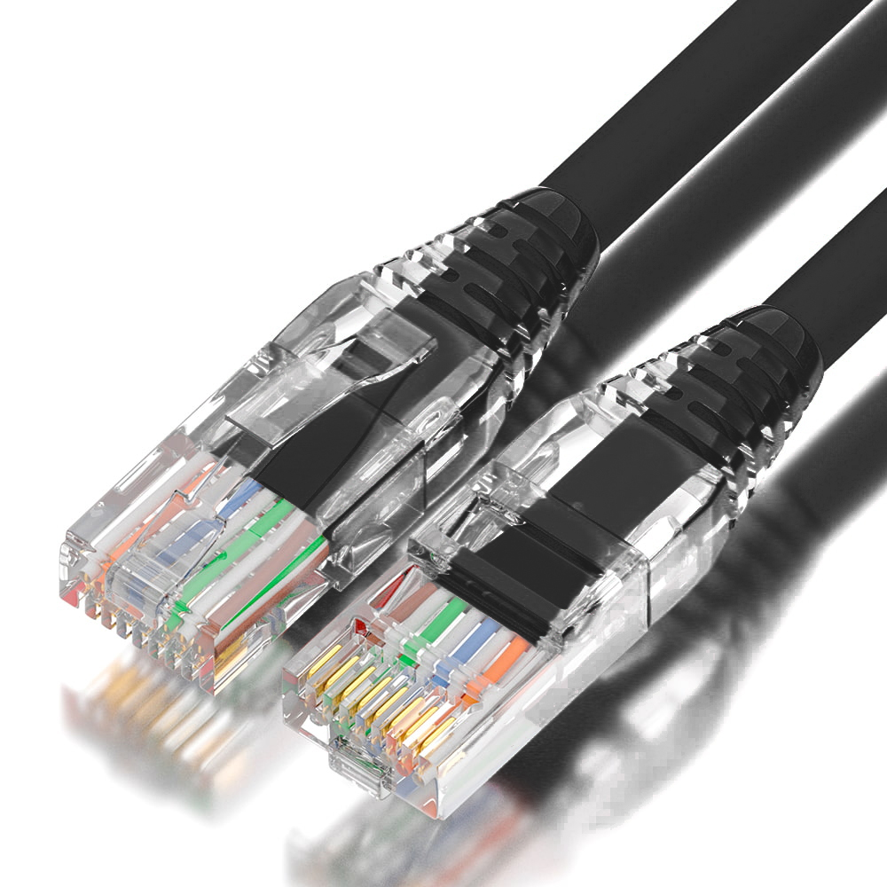GCR Патч-корд LSZH кат.6 UTP 24 AWG RJ45 коннектор ABS T568B