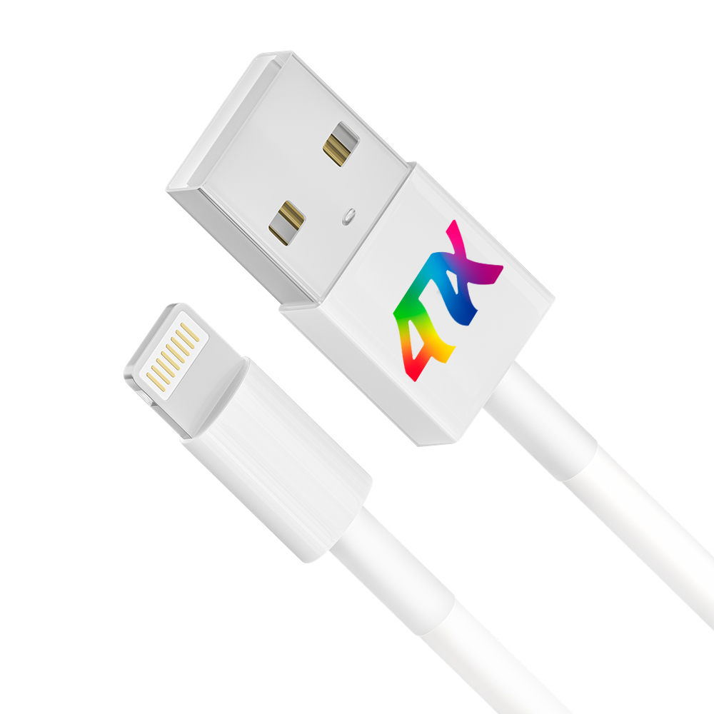 Кабель Lightning для зарядки iPhone 13 12 11 X iPad AirPods