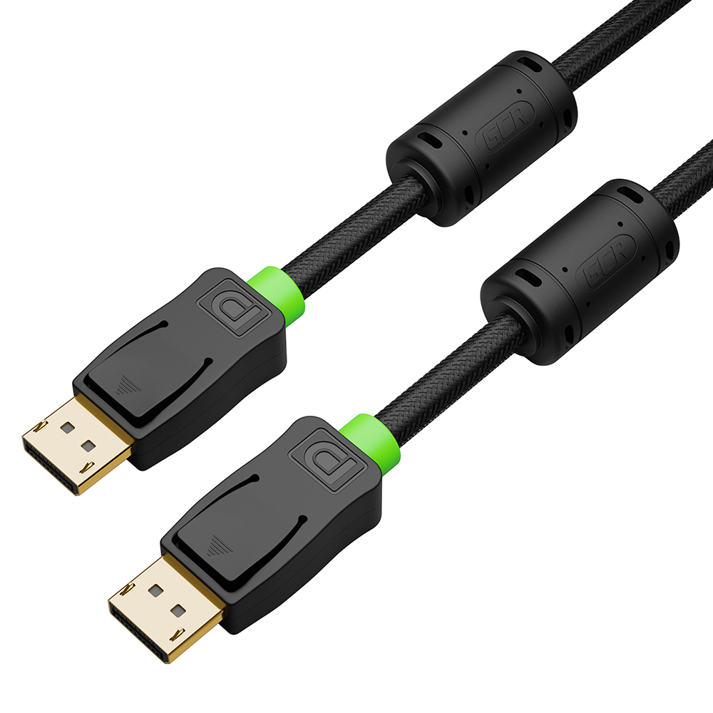 GCR PRO Кабель PROF DP v1.4 ферриты 8K 60Hz 32 Гбит/с в оплетке нейлон