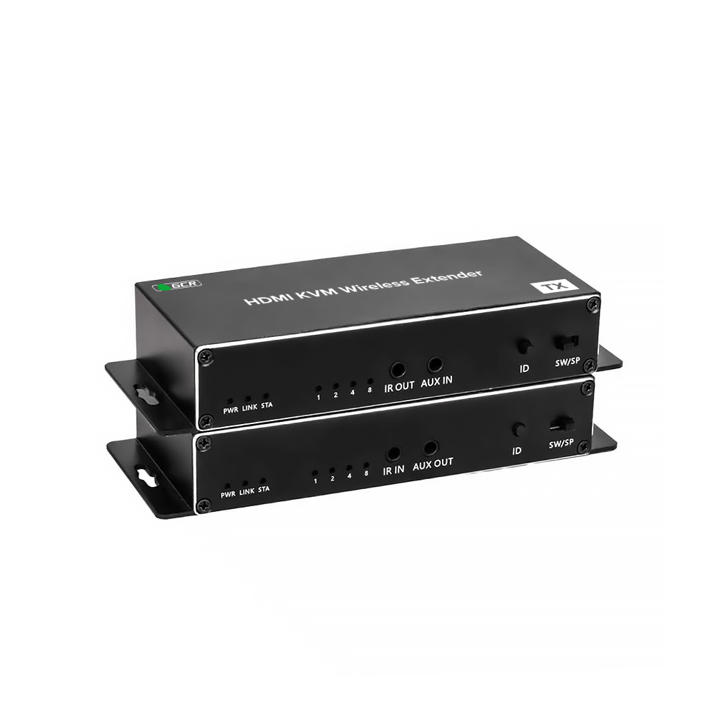 GCR Удлинитель HDMI KVM по Wi-Fi 1080P Wireless до 180M передатчик+приемник IR EDID Audio LOOP OUT