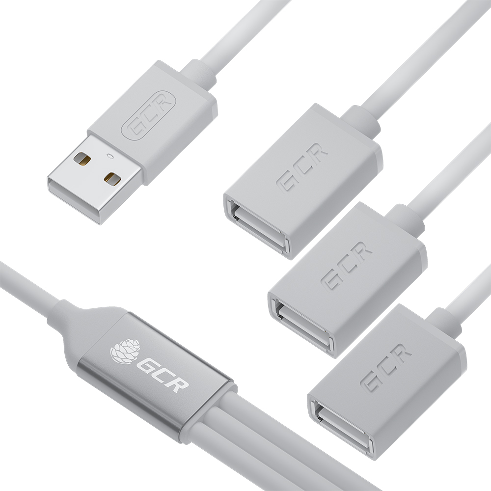 GCR PRO USB Hub разветвитель на 3 USB порта
