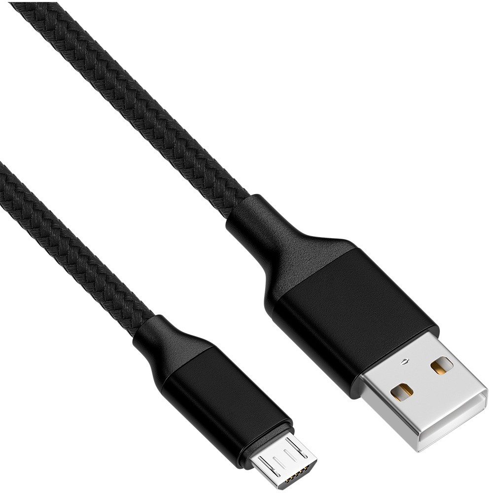 Кабель MicroUSB QC3.0 3A нейлон для быстрой зарядки смартфона для Samsung Huawei Xiaomi