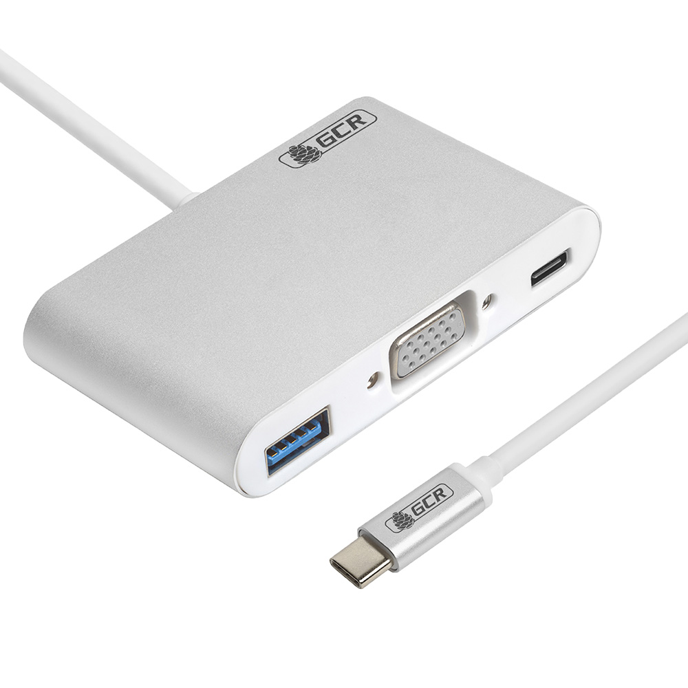 Переходник USB Type C - VGA + USB 3.0 + Type C