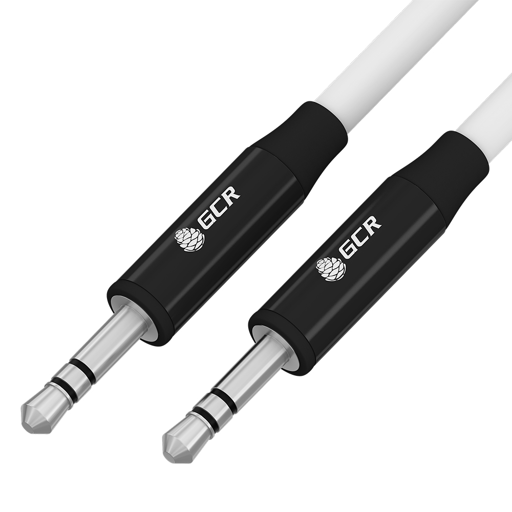 GCR PRO Кабель аудио jack 3.5mm M/M AL корпус