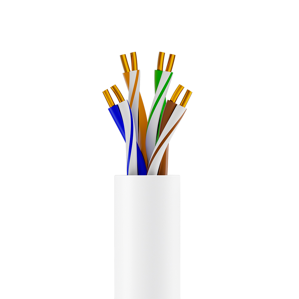 GCR Кабель LAN витая пара U/UTP Cat.5e медь 4х2х0,5 (24AWG) одножильный