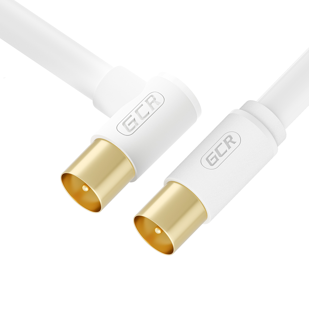 GCR PRO Кабель антенный коаксиальный TV M/M угловой