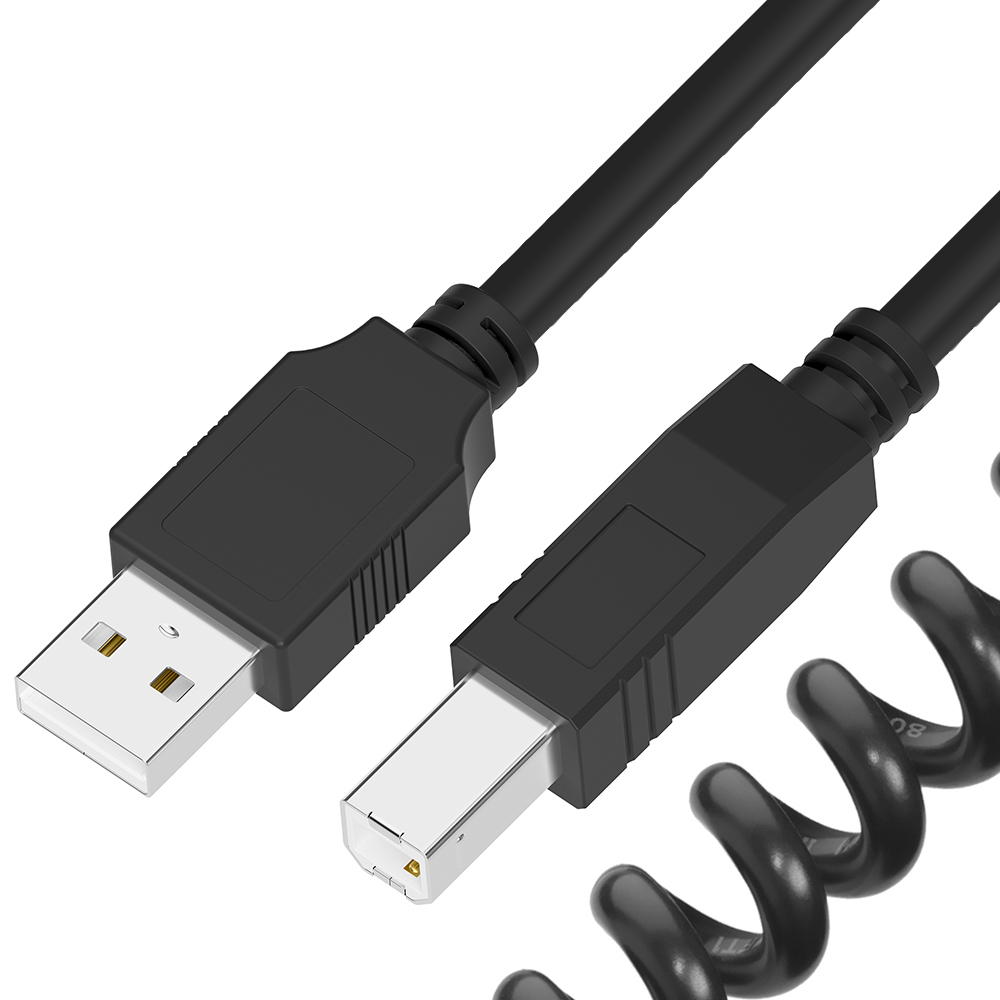 Кабель USB AM/BM витой для принтера сканера МФУ