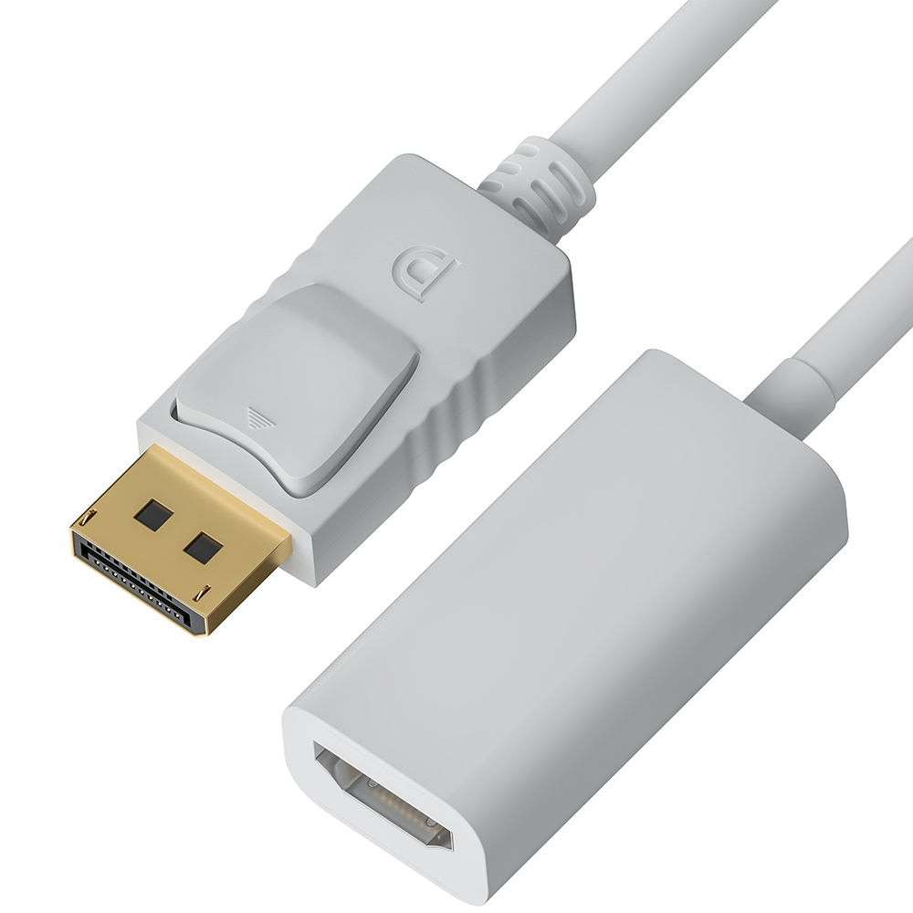 Адаптер переходник DisplayPort 1.2 / HDMI 1.4 4К для ПК монитора телевизора