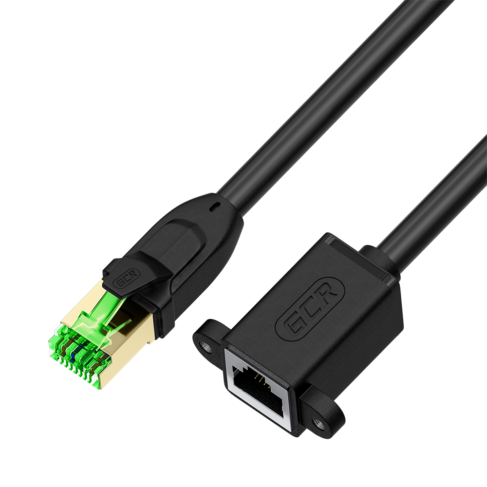 GCR PRO Удлинитель патч-корда LSZH PROF кат.6A F/UTP крепление под винт RJ45