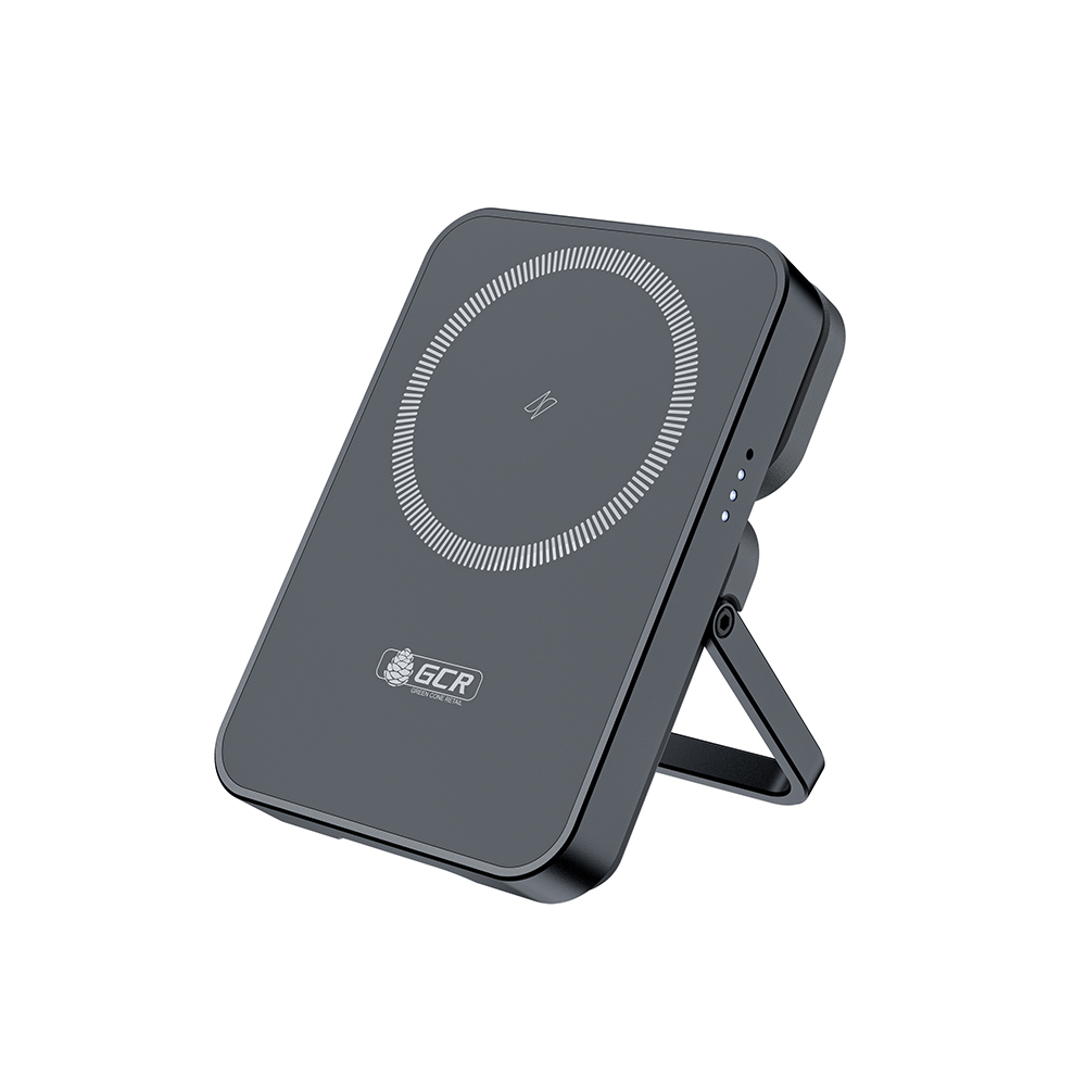 GCR PRO PowerBank магнитный 5000mAh MagSafe беспроводная зарядка PD 15W