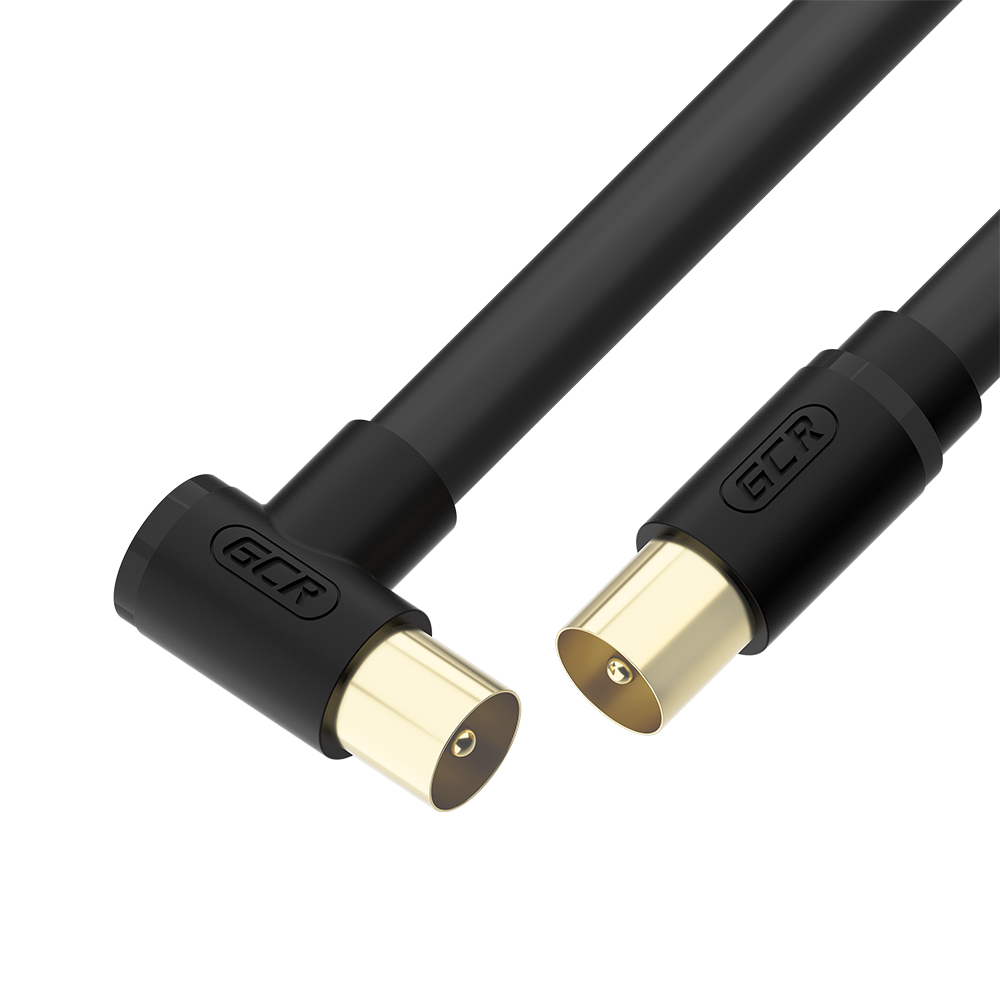 GCR PRO Кабель антенный коаксиальный TV M/M угловой