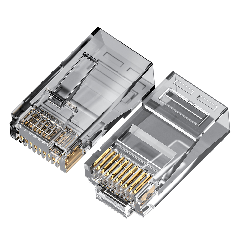 Коннектор  RJ-50 10p10c Male UTP от GCR для многожильного кабеля 10 шт
