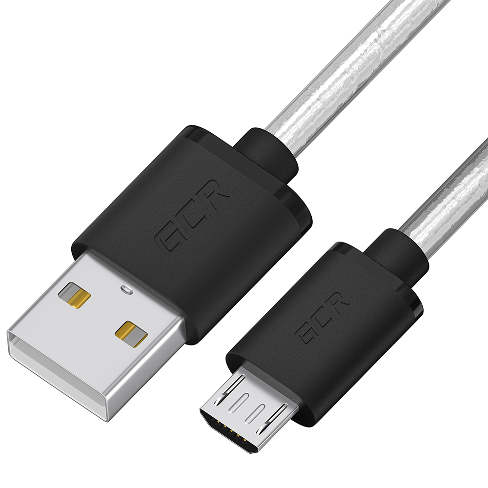 GCR PRO Кабель MicroUSB быстрая зарядка QC