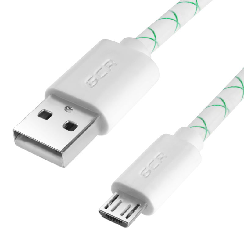 GCR PRO Кабель MicroUSB быстрая зарядка QC